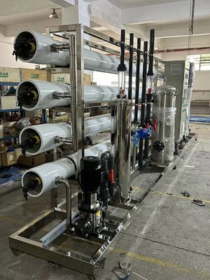 Giá tốt. Hệ thống RO nước muối có độ mặn cao Siemens PLC điều khiển cho nước thức ăn 5-45.C trực tuyến