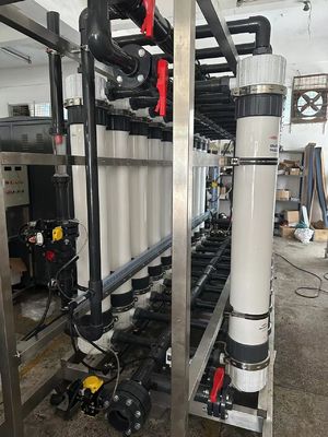 Giá tốt. Bộ lọc nước siêu lọc SS304 / PVC với 80% phục hồi hệ thống trực tuyến