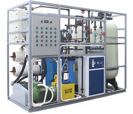 Giá tốt. Tỷ lệ phục hồi 38% Hệ thống nước biển RO với Siemens điều khiển và bơm Danfoss trực tuyến