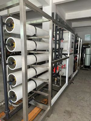 Giá tốt. 50-1000 M3/Ngày Hệ thống RO nước muối 98% Tỷ lệ từ chối muối trực tuyến