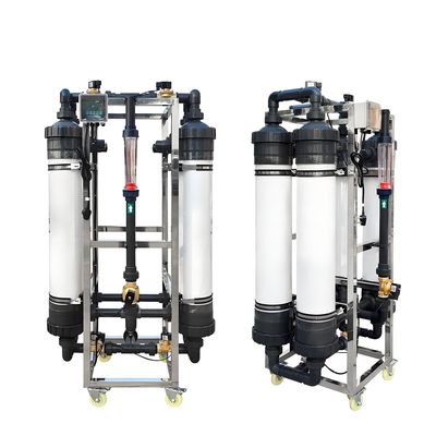 Giá tốt. Hệ thống siêu lọc SS304/PVC xử lý nước với năng suất nước cao trực tuyến