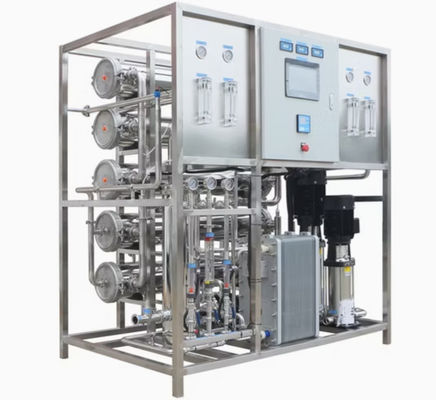 Giá tốt. Hệ thống xử lý nước EDI tiên tiến với máy bơm Grundfos / CNP và điều khiển điện PLC Siemens S7 trực tuyến